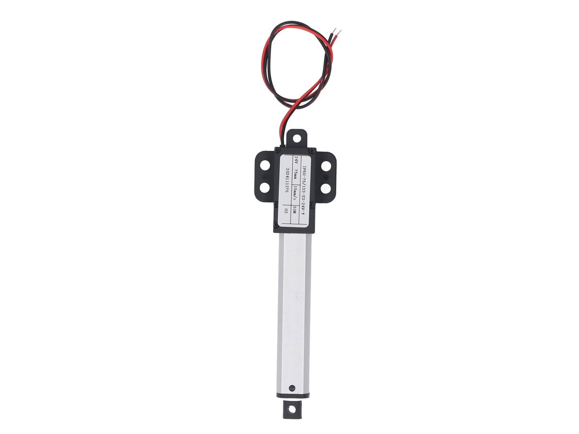 2026velora-actuador Linear Eléctrico Mini 24v Dc Telescópico 75mm 50n 15mm/s Con Alas