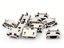 10 Unidades De Conector Interno Micro B Usb Smt De 5 Pines Para Montaje En Pcb Para Puerto De Datos