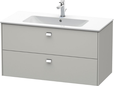 Mueble bajo encimera DURAVIT Brioso 102,0 x 47,9 cm con 2 cajones incl. hueco para sifón y delantal para lavabo ME by Starck 233610