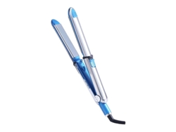 Plancha de pelo Nano Titanium Prima Ionic, riza y alisa el cabello con una herramienta profesional - azul CHRONUS