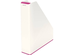 Porta-Revistas LEITZ WOW Rosa (31.8 x 7.3 x 27.2 cm)