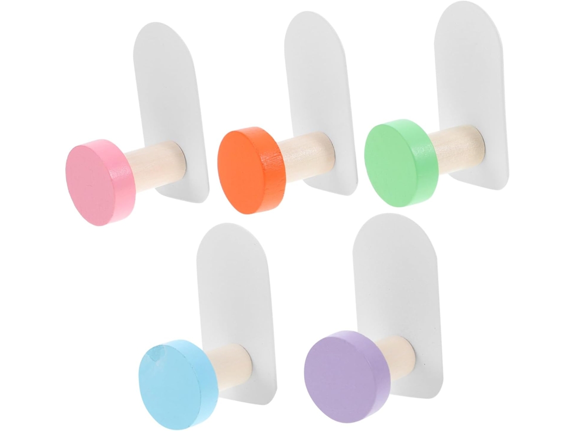 Juego de 5 ganchos adhesivos de pared CHABERLU