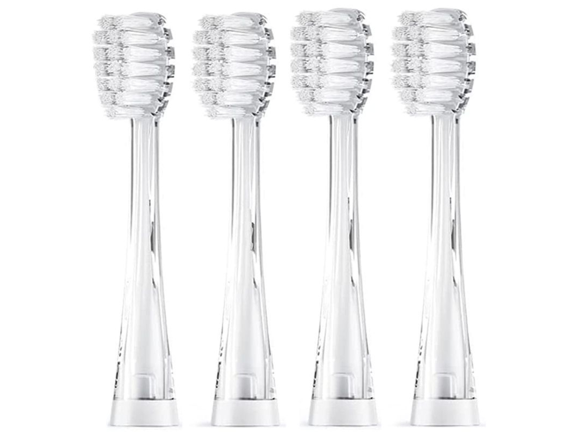 Cabezales De Cepillo De Dientes Eléctricos Compatibles Para Niños (4 Pequeños) - Yunchi K3/seago Sg-513/dada-tech Dt-bb1/brush Baby Wildones