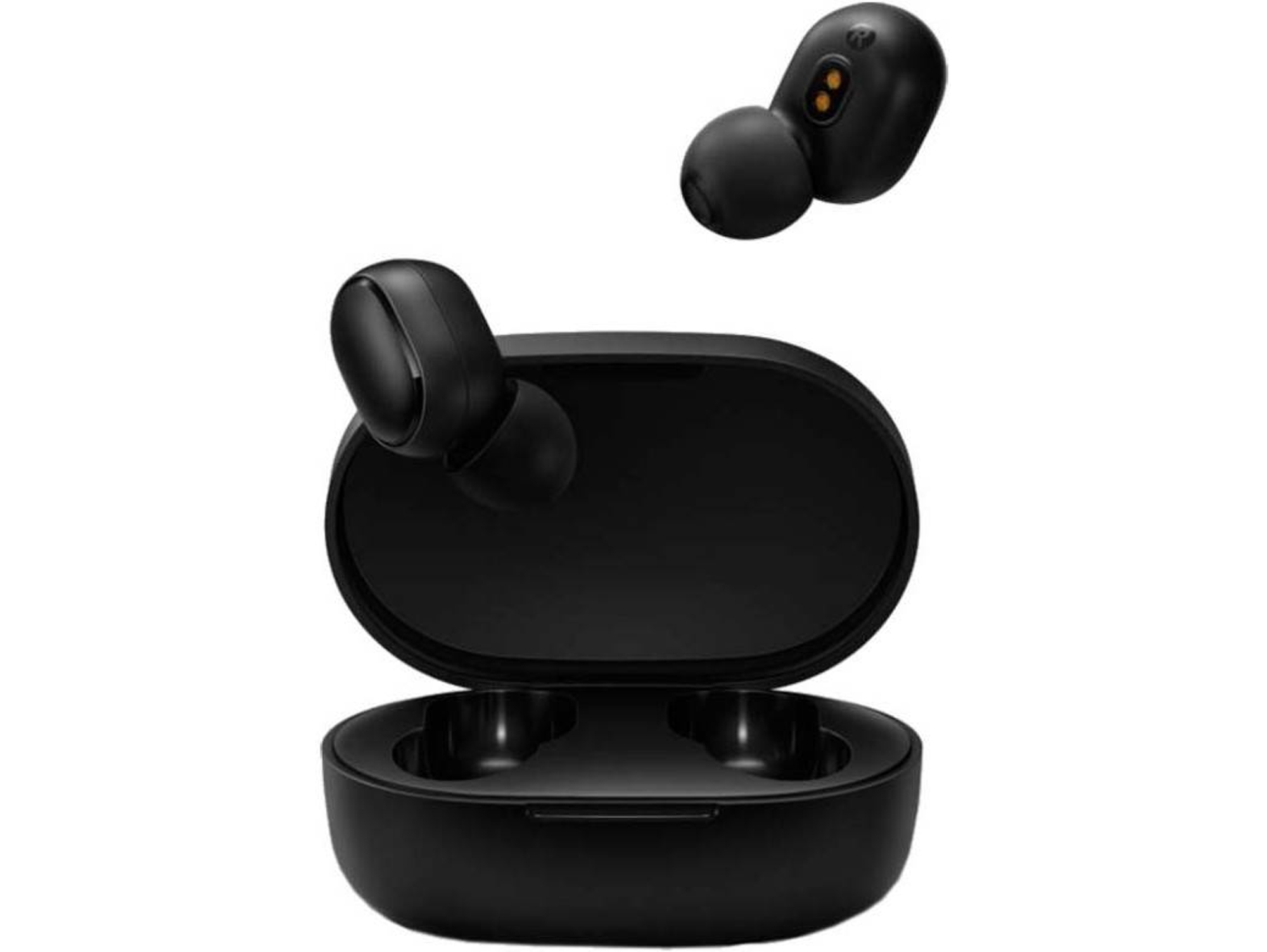 Auriculares Bluetooth True Wireless XIAOMI Basic 2 (In Ear - Micrófono - Noise Cancelling - Negro)