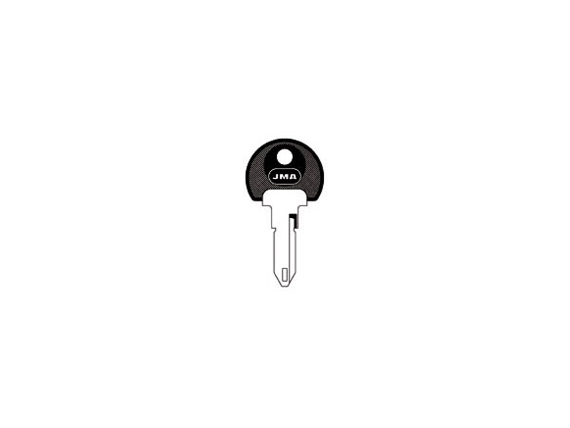 Llave Acero Vehiculo Cabeza Plastico Negro JMA