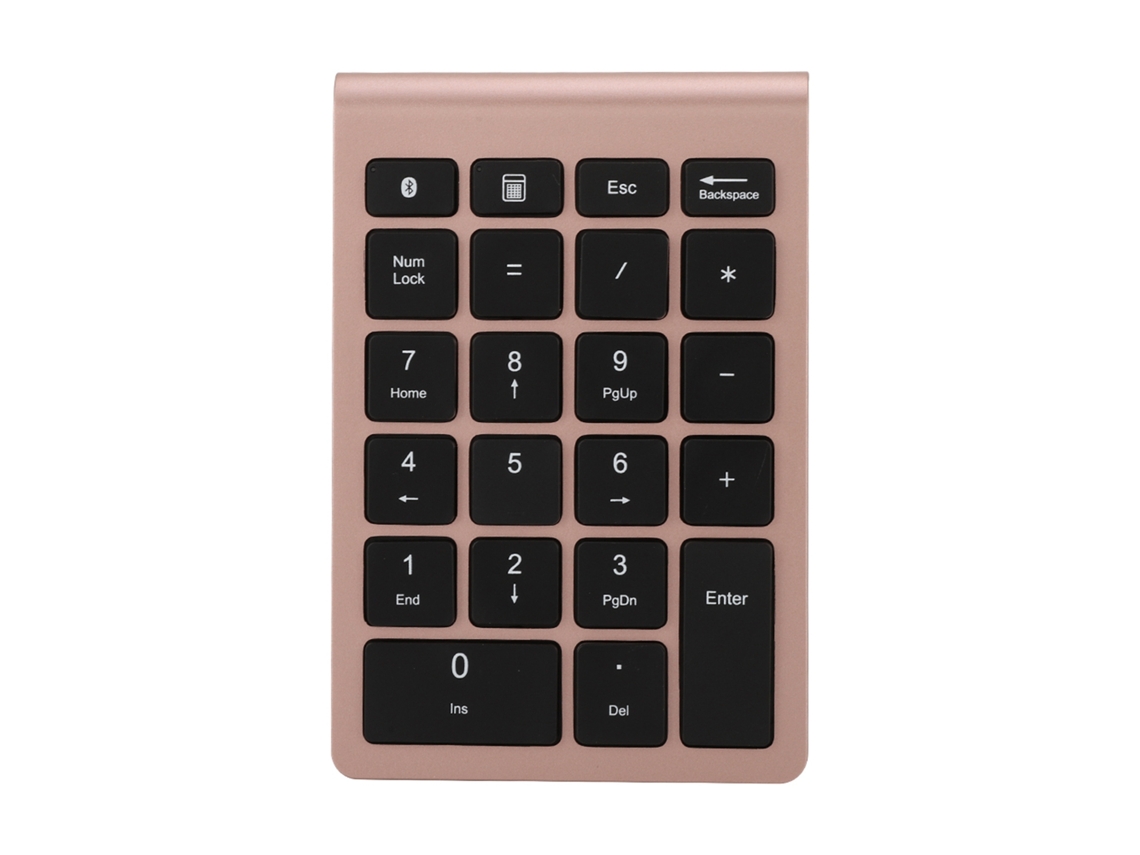 Teclado Numérico Sem Fio Mini Com 22 Teclas Bt304 Compatível Com Bluetooth 5.0 Para Android Windows Mac Os