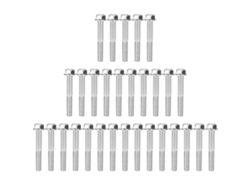 30 Tornillos De Cilindro M8x55 Para Accesorio De Generador De Gasolina 168f/170f De 2 Kw-3 Kw