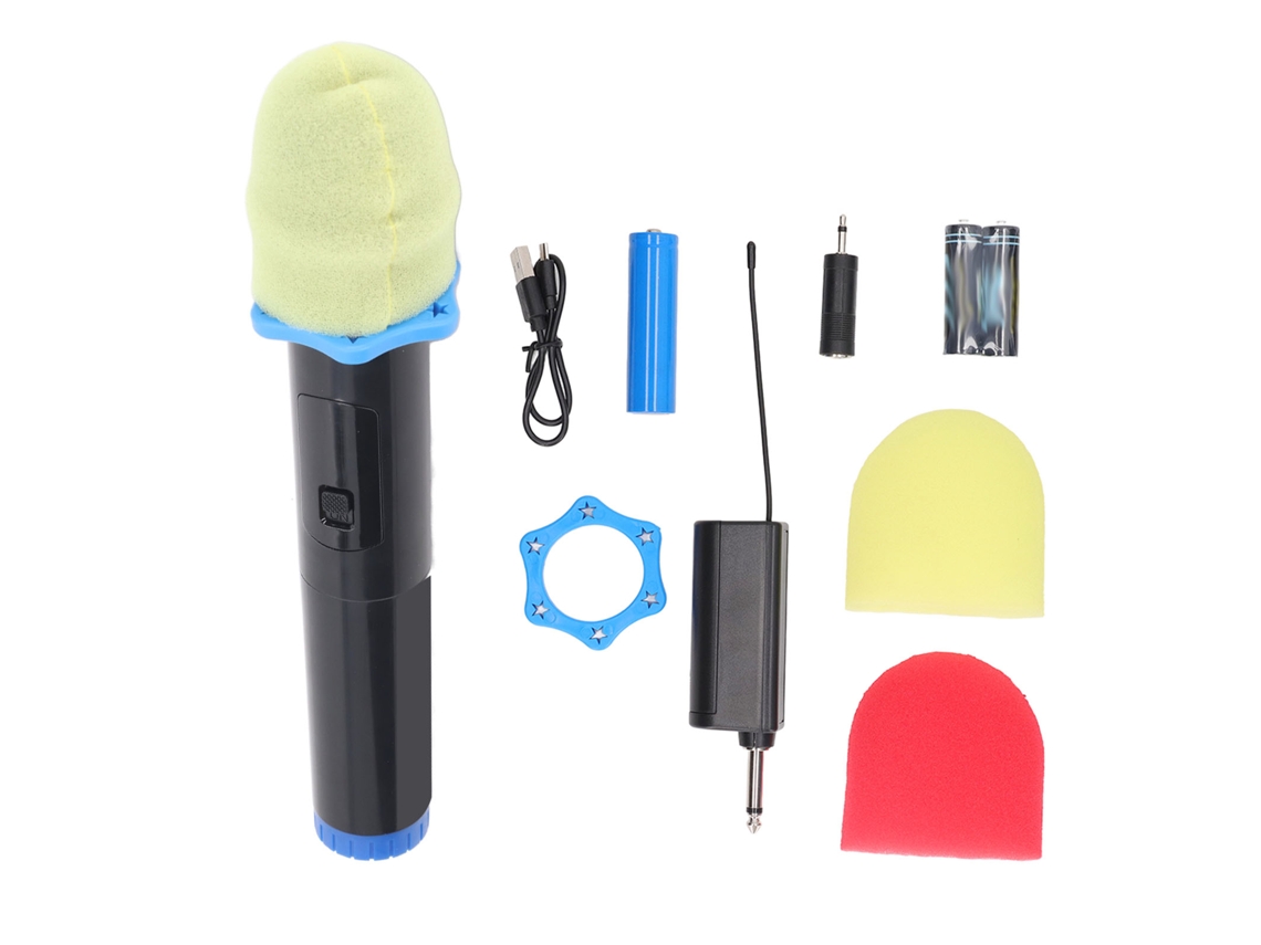 Micrófono inalámbrico dinámico para karaoke y actuaciones en directo - Sistema de micrófono inalámbrico portátil