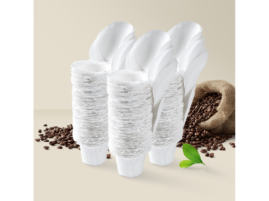 Vasos De Filtro De Papel Desechables Con Tapa Para Cafeteras Keurig De Una Sola Porción (paquete De 100) Siurn