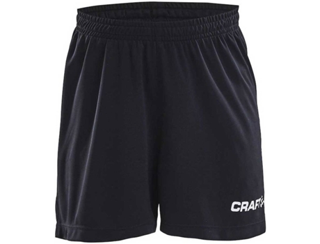 Pantalones para Hombre CRAFT Squad Solid Negro para Fútbol (158 - 164 cm)