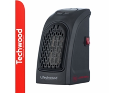 Calefactor Portátil TECHWOOD 400W Negro