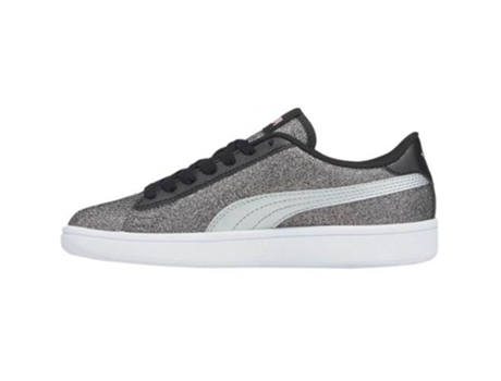 Zapatillas Deportivas PUMA Smash V2 Glitz Glam Para Niños (Grafita - Material Sintético -35,5)