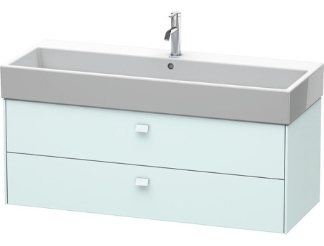Mueble DURAVIT Brioso bajo encimera 118,4 x 45,9 cm 2 cajones con sifón y delantal para lavabo Vero Air 235012