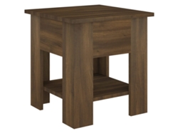 Mesa de centro de madera de roble, color marrón, EXCLUSIVA DE LA CASA