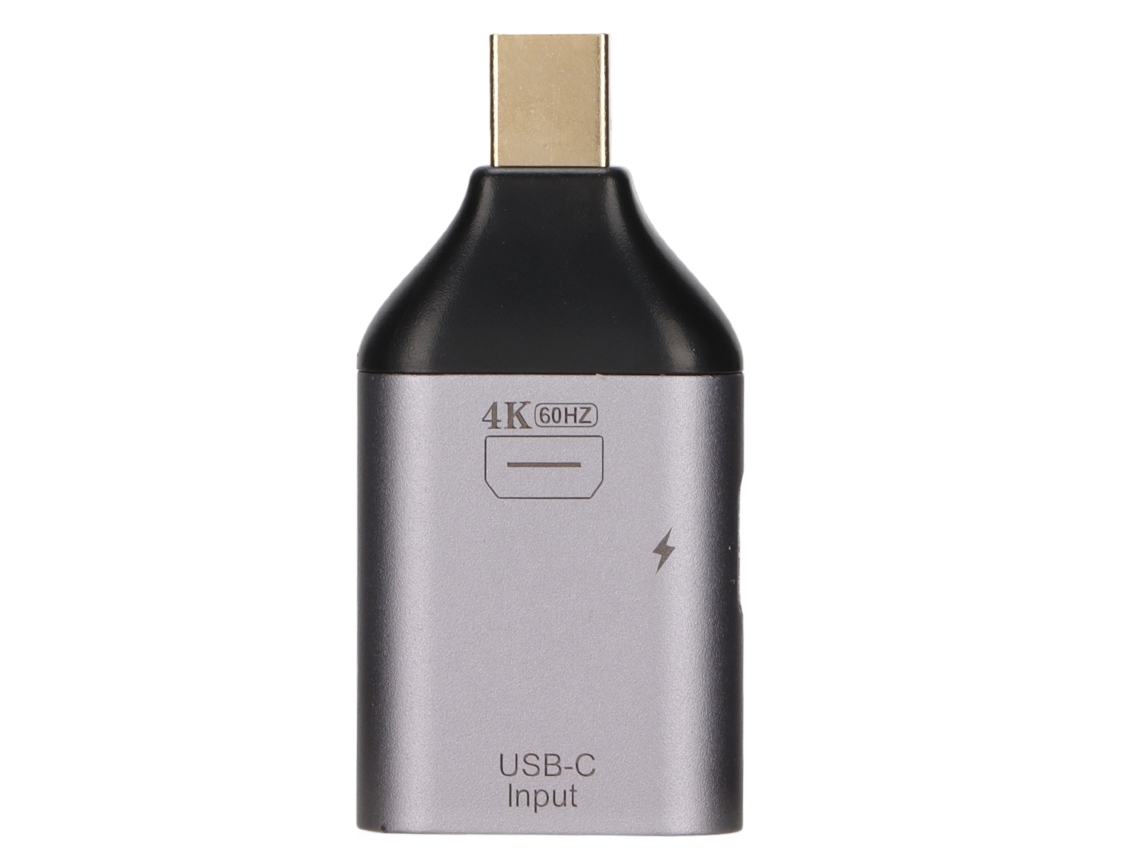 Adaptador Usb C Fêmea Para Mini Displayport Macho 4k 60hz Com Pd Para Celular Pc Projetor Monitor