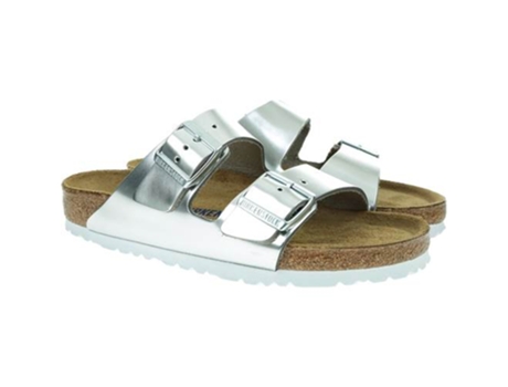 Chanclas BIRKENSTOCK Arizona NL (36 - Plateado)