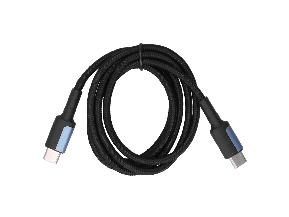 Cable De Carga Rápida Usb-c A Usb-c Con Transmisión De Datos, Aleación De Zinc, 1 M