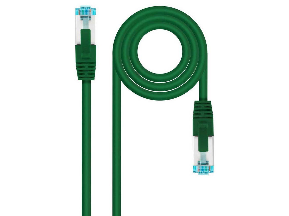 Cable de Red Nanocable Rj45 Lszh Cat.7 600Mhz Sftp Awg26 2 M Verde N/A