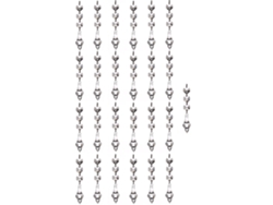 25 piezas de arco colgante de cristal, piezas de araña, atrapasol, decoración DIY para el hogar y el jardín Kofihety