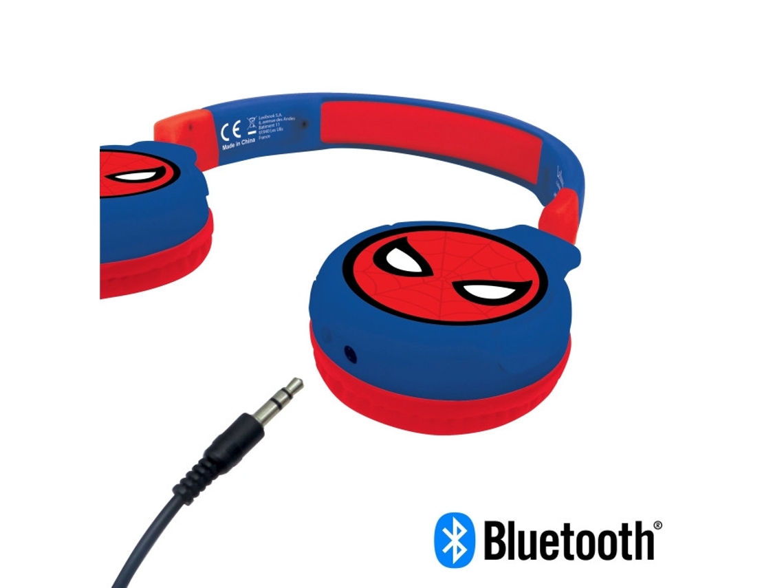 Auriculares inalámbricos BT confort para niños Spider Man
