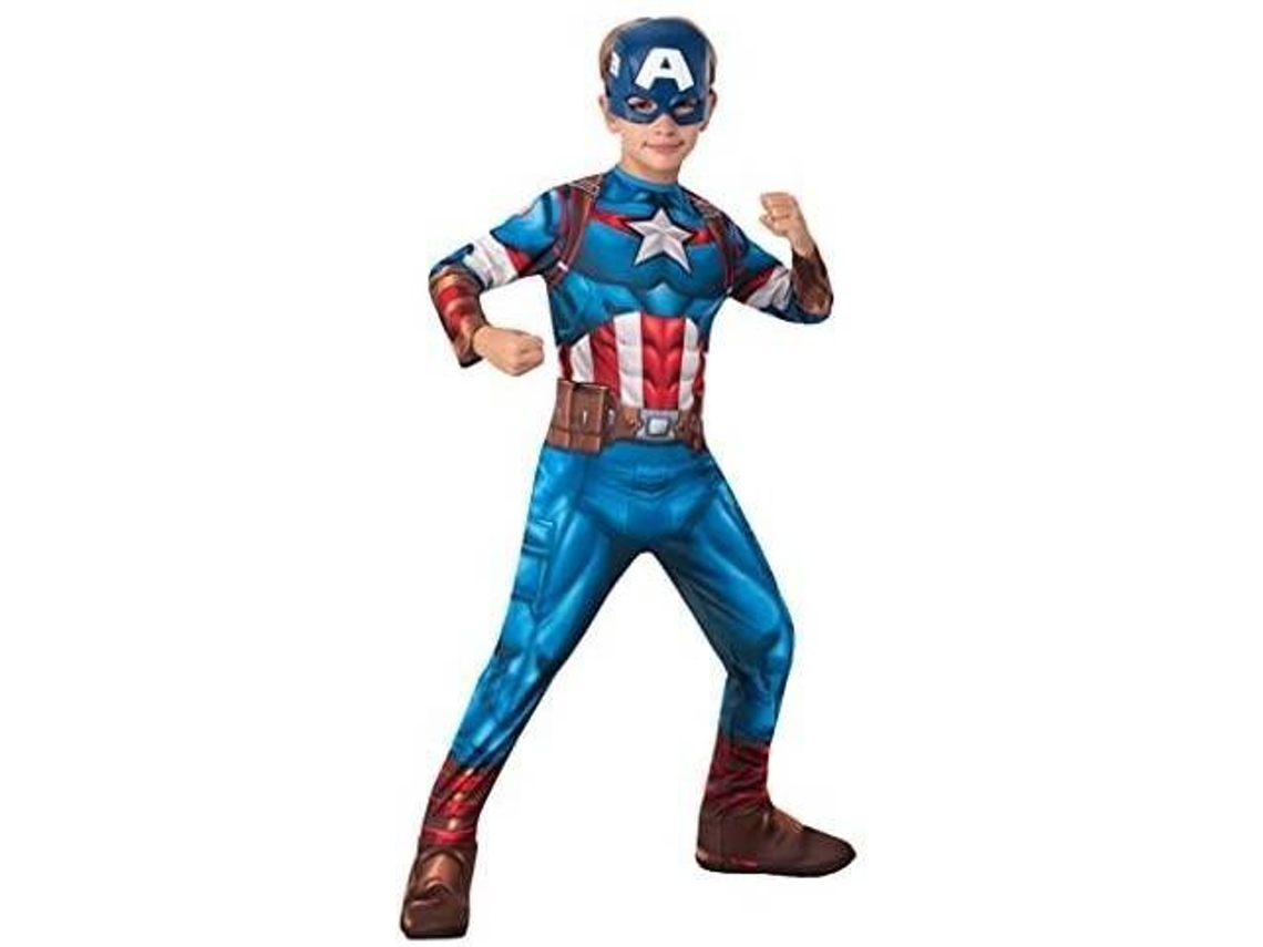 Disfraz de Niño RUBIES Capitan América (Talla: 9-10 años)