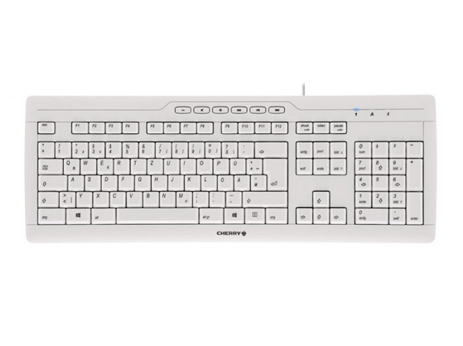 Teclado CHERRY STREAM 3.0 (Con Cable - Layout Español - Teclado Numérico)