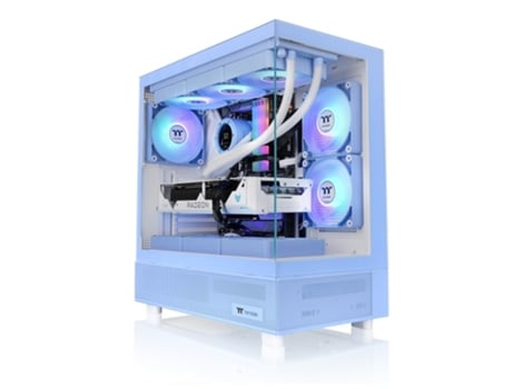 Caja THERMALTAKE View 270 Tg Hydrangea Argb Atx 2Xusb 3.2 Sin Fuente Azul