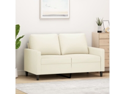 Sofá De 2 Plazas | Sofá De Salón | Sofá De Descanso Terciopelo Color Crema 120 Cm Wsd483644