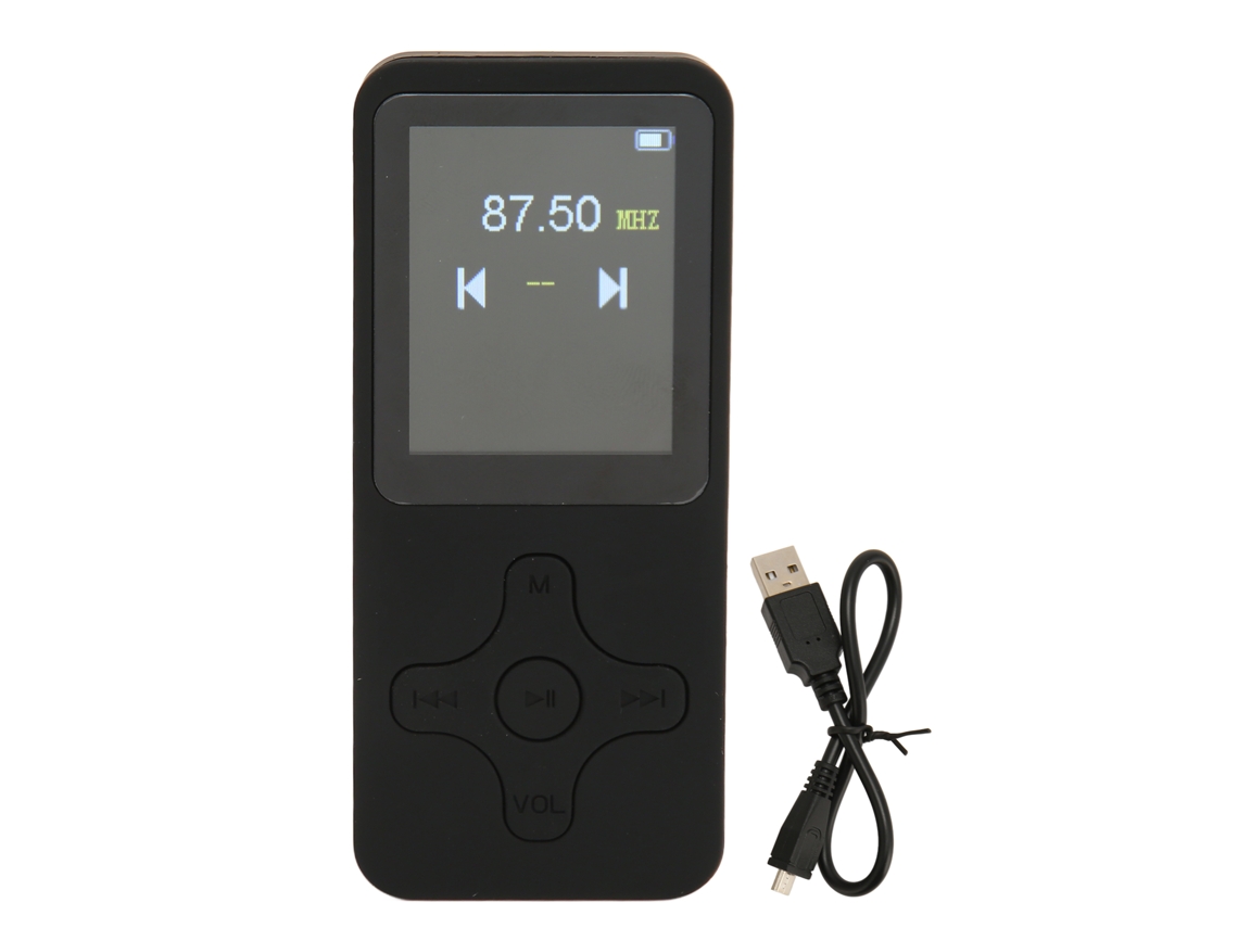 Reproductor Mp3 Bluetooth 5.0 Hi-fi Portátil Walkman Con Altavoz Reproducción De Vídeos Fm