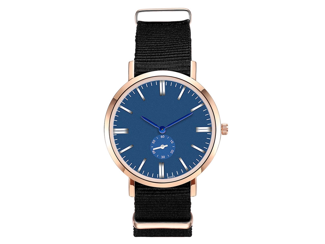 Reloj De Pulsera Gaiety Para Mujer Con Detalles De Eslabones Y Estampado De Vórtice Negro En Piel Sintética.