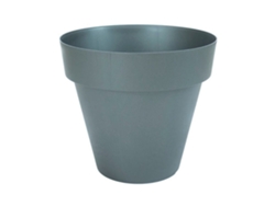 PLASTIKEN TES - Maceta Redonda Clásica Diámetro 38 cm Capacidad 23L Antracita