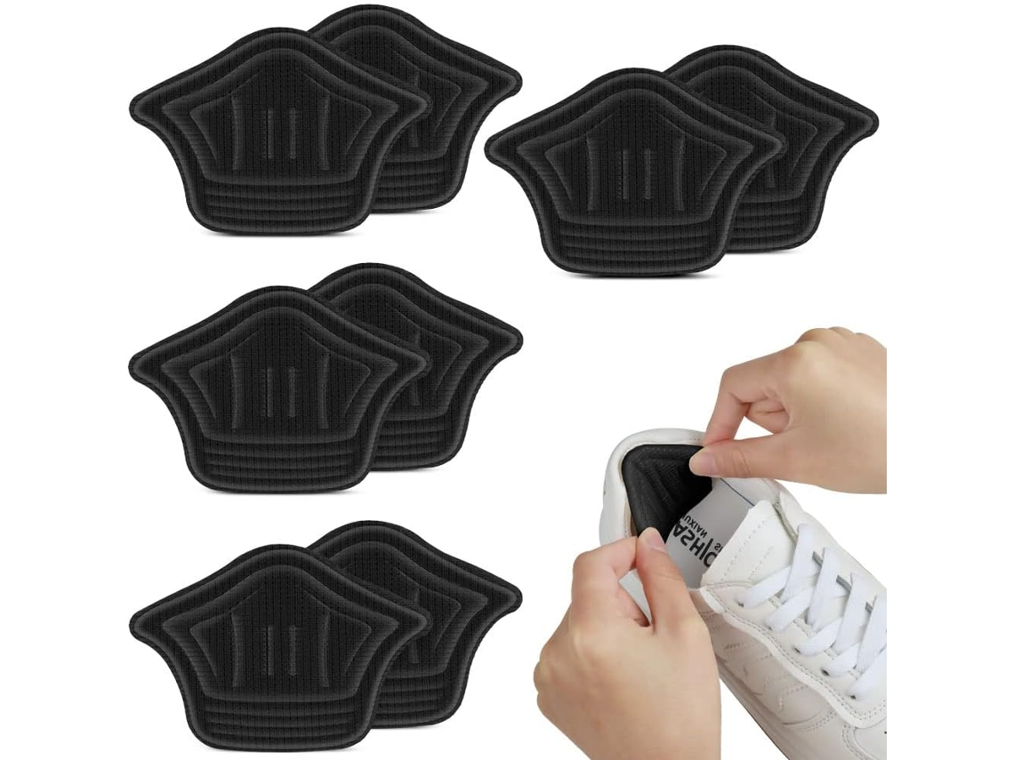 8 Almohadillas De Tacón Autoadhesivas De 5 Mm Para Zapatos Largos, Prevención De Burbujas