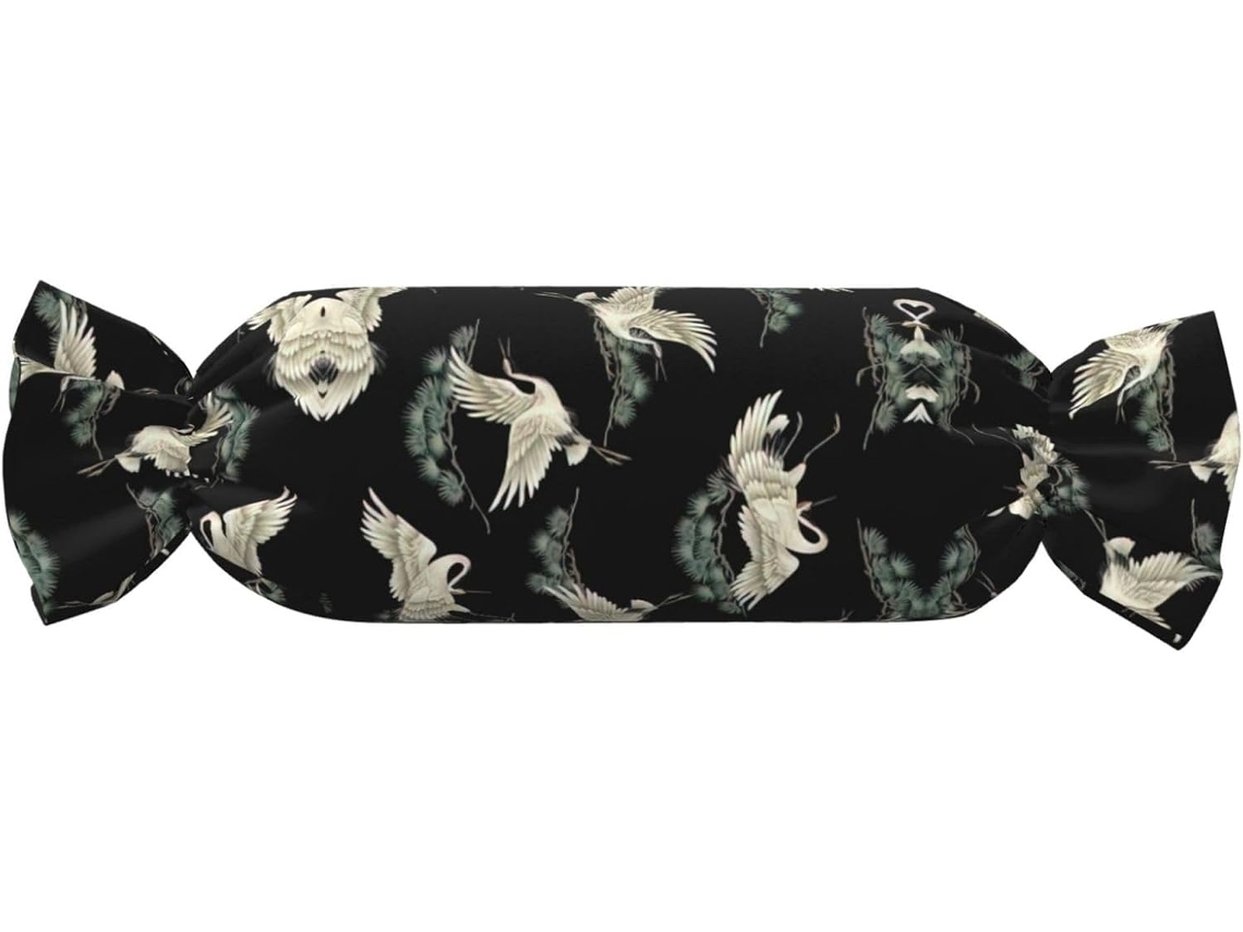 Almohada Cilíndrica Forma Caramelo, Felpa Poliéster Espuma Viscoelástica Resistentes Ajustable Fácil Soporte