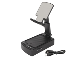 Soporte Para Teléfono Con Altavoz Ajustable, Base Antivuelco Y Reproducción Estable Para Teléfonos Y Tabletas.