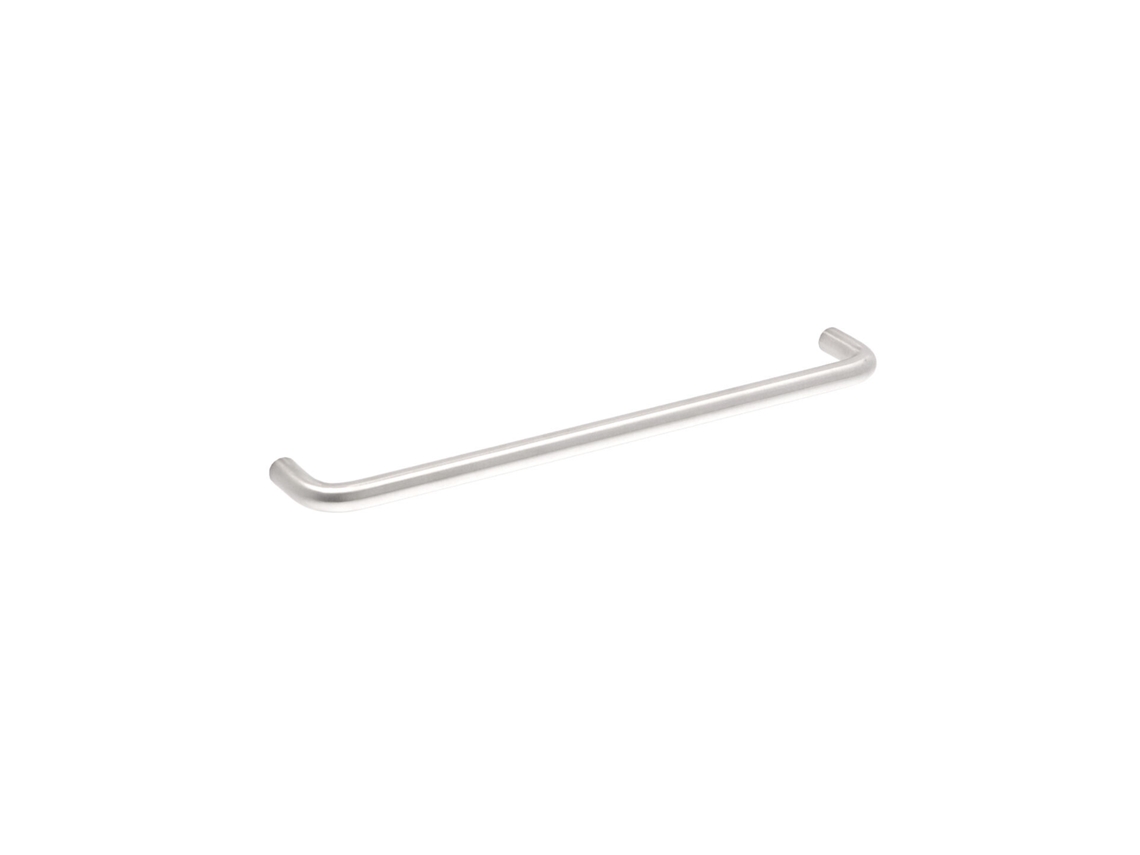 Tirador de acero inoxidable para muebles con una distancia entre centros de 224 mm y acabado satinado. Juego de 25 unidades. HARDWAREXCHANGE
