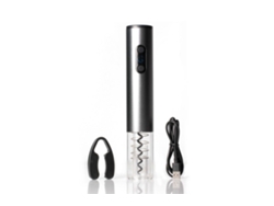 Abridor de vino eléctrico Abridor de botellas de vino eléctrico recargable automático con cortador de papel de aluminio y cable USB CUICH