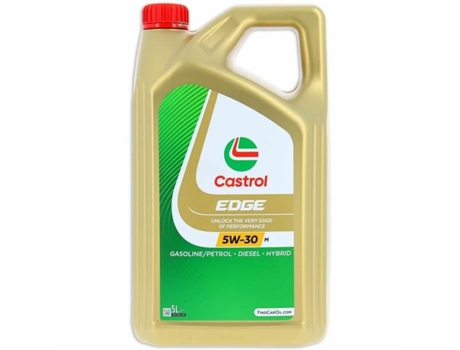Aceite de motor CASTROL Edge Gasolina Diesel Híbrido 5W30 5 L