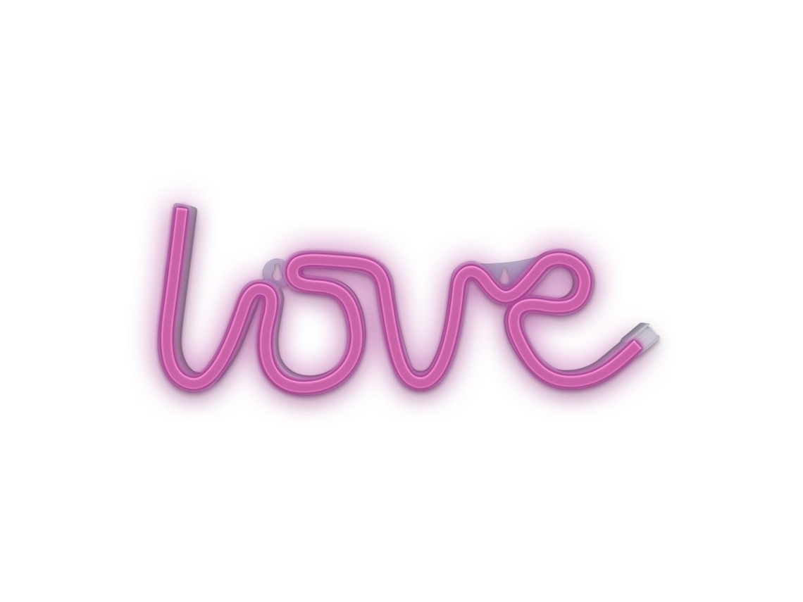 FOREVER Neon Led Luz Amor Rosa Batusb