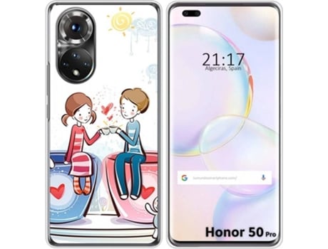 Carcasa Huawei Honor 50 Pro 5G TUMUNDOSMARTPHONE Café Multicolor