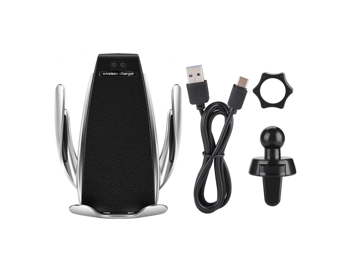 Suporte De Telefone Para Carro Com Carregamento Sem Fio Rápido, Fixação Automática, Carregador Sem Fio Para Carro