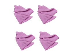 Set de 4 Servilletas de Algodón con Flecos, Servilletas Rústicas para Cenas y Fiestas, 42x42cm KOFIHETY