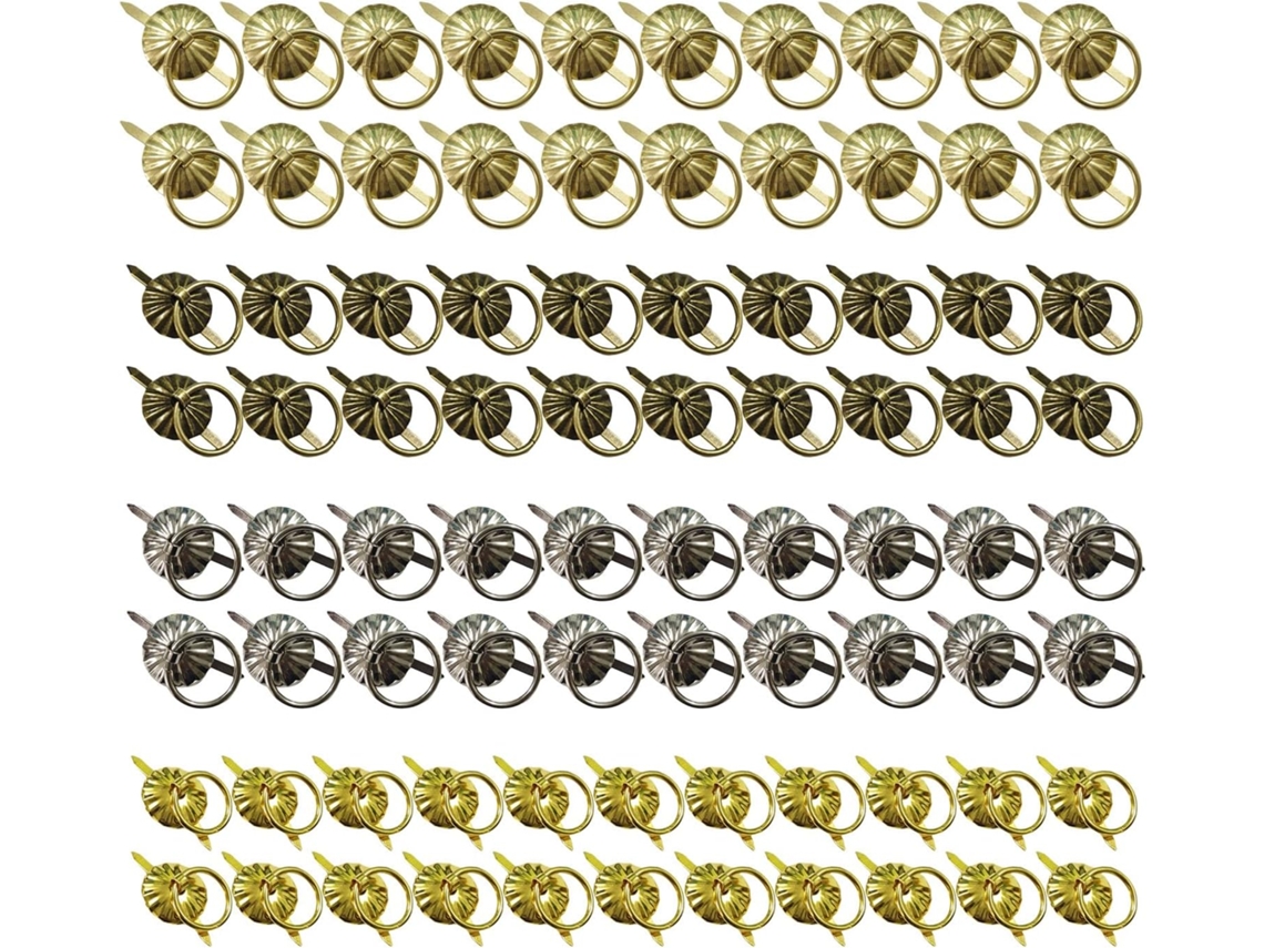 Juego De 80 Manijas De Metal Con Acabado Retro Para Armarios Y Cajones Pequeños Para Uso Doméstico E Profissional