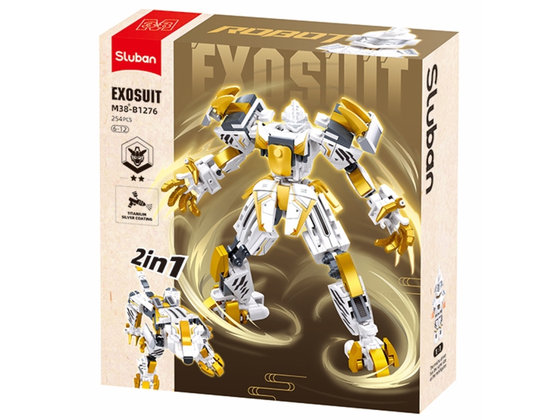 Robot Pr Mecha 2in1 White Yellow