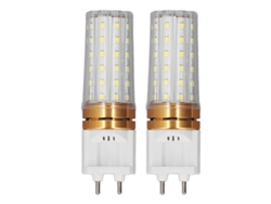 2026-2pcs Bombilla Led Maíz 10w 1000lm Ahorro Energía Base Doble Aguja G12 Luz Blanca Para Calle Almacén Garaje