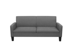Sofá de 3 plazas 180x65x76 cm Gris oscuro MAISON EXCLUSIVE