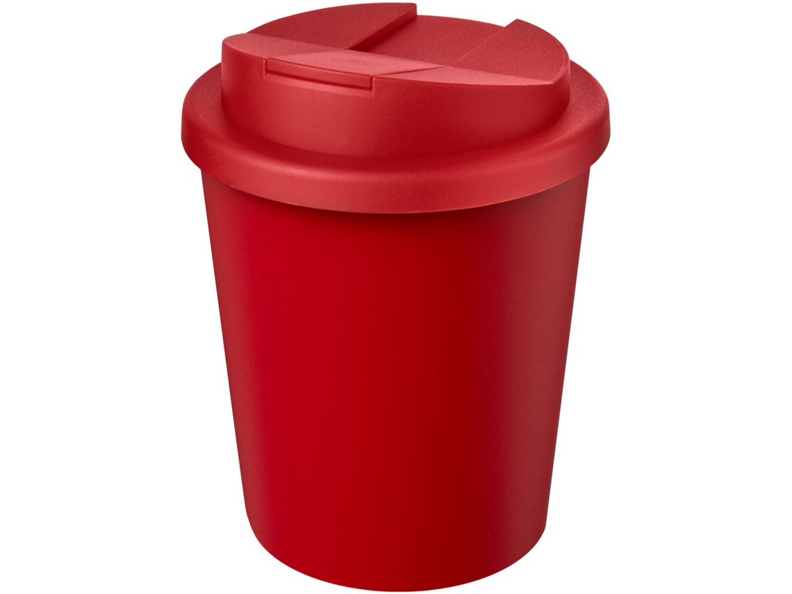 Vaso Reciclado De 250 Ml Con Tapa Antigoteo "americano® Espresso Eco"