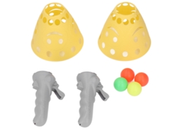 2 Piezas De Juguete De Catapulta Doble Para Pelotas Para Niños, Deportes Interactivos Al Aire Libre, Para Padres E Hijos.