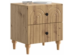 Maison Exclusive - Armario De Noche Con Cajón Roble Artesanal 43 X 34,5 X 48 Cm