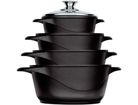 Batería de Cocina Inducción 8 Piezas Aluminio Fundido BRIEBE MGK-12