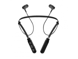 Auriculares Bluetooth B11 Colgadores de cuello binaurales magnéticos inalámbricos con micrófono negro